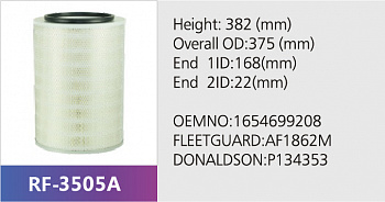 Фильтр воздушный RF-3505AB (1/4)