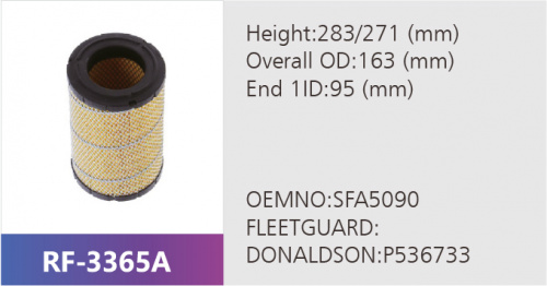 Фильтр воздушный RF-3365A (1/9)