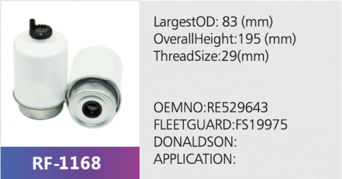 Фильтр топливный RE509036