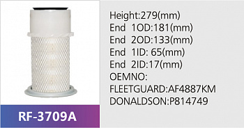 Фильтр воздушный RF-3709AB (1/)
